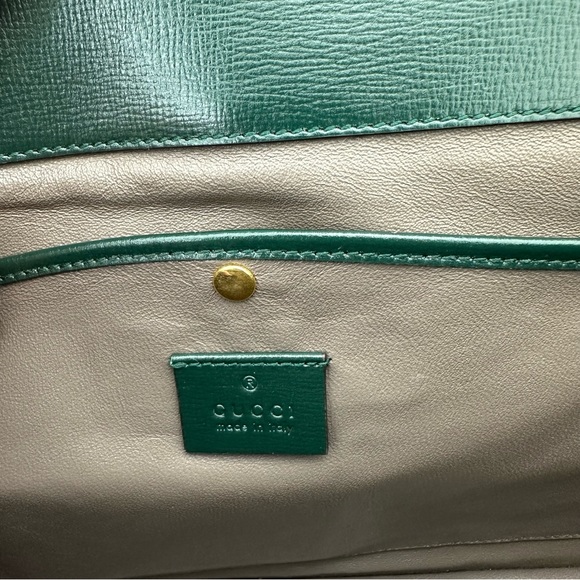 Gucci Medium Sylvie 1969 Shoulder Bag in Green new with dustbag - Picture 9 of 15